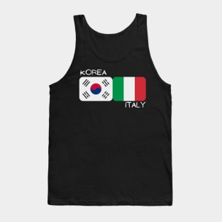 Korean Italian - Korea, Italy Tank Top